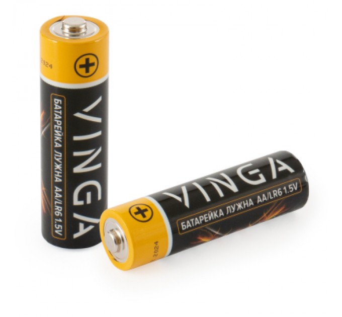 Vinga Батарейка AA LR6 Alkaline 2pcs Blister Vinga (VJABAA2)