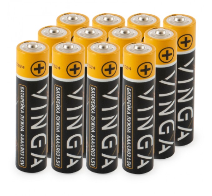 Vinga Батарейка AAA LR03 Alkaline 12pcs Blister Vinga (VJABAAA12)