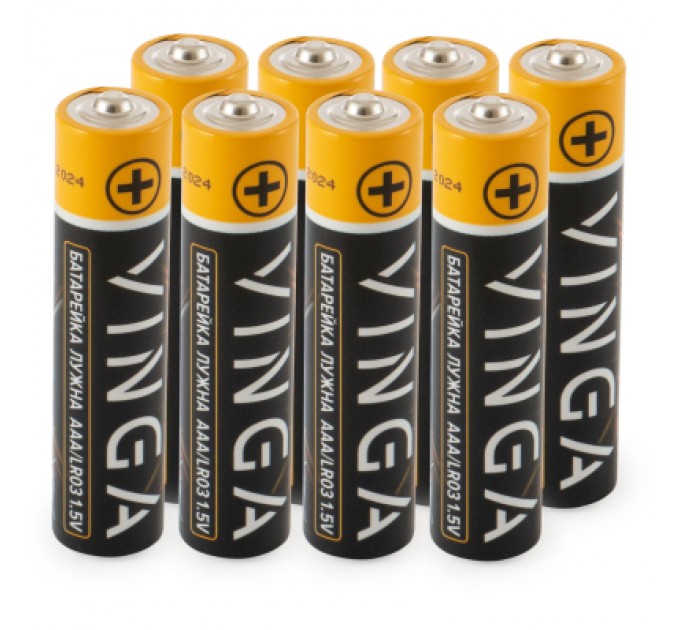 Vinga Батарейка AAA LR03 Alkaline 8pcs Blister Vinga (VJABAAA8)