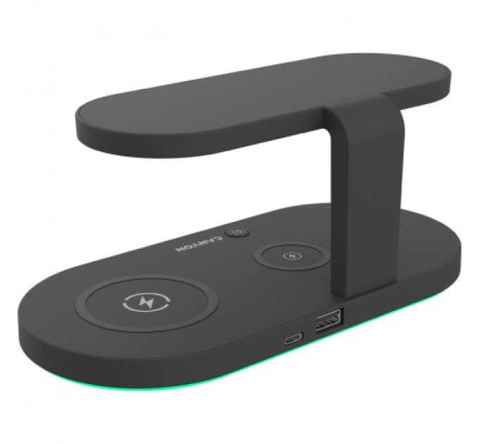 Canyon Зарядний пристрій Canyon 5in1 Wireless charger with UV sterilizer (CNS-WCS501B)