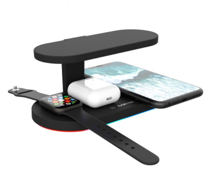 Canyon Зарядний пристрій Canyon 5in1 Wireless charger with UV sterilizer (CNS-WCS501B)