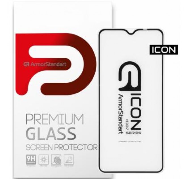 Armorstandart Скло захисне Armorstandart Icon Xiaomi Redmi 9t Black (ARM58274)