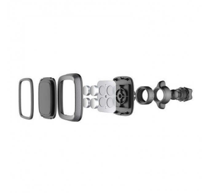 Універсальний автотримач ColorWay Air Vent-2 (360 rotation) magnetic Gray (CW-CHM05-GR)