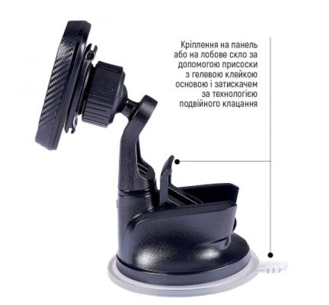 ColorWay Універсальний автотримач ColorWay Dashboard-1 (360 rotation) magnetic Gray (CW-CHM06-GR)