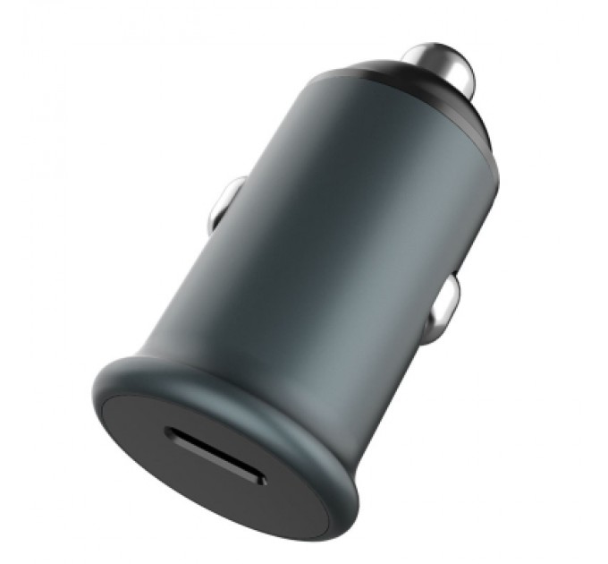 ColorWay Зарядний пристрій ColorWay 1USB Car ( PD USB Type-C (20W) Gray (CW-CHA028PD-GR)