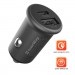 ColorWay Зарядний пристрій ColorWay 2USB Car (Type-C PD20W + USB QC3.0 ) (38W) Gray (CW-CHA029PD-GR)