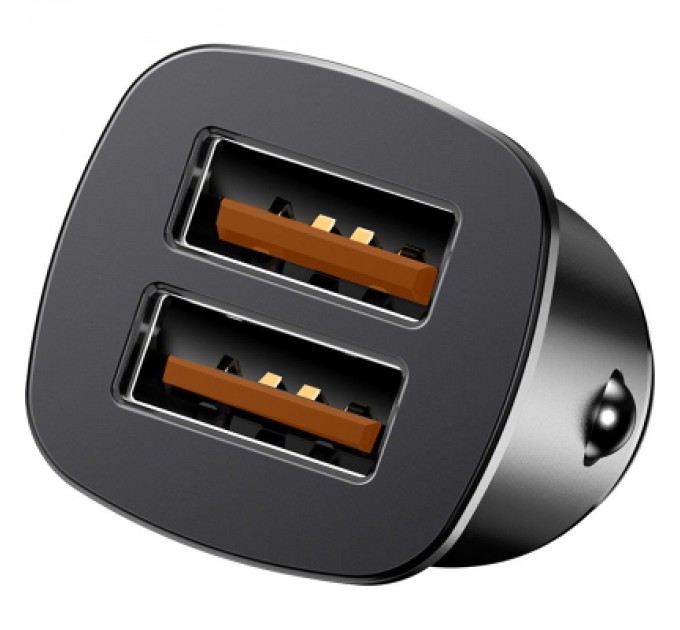 Baseus Зарядний пристрій Baseus Square metal A+A 30W Black (CCALL-DS01)