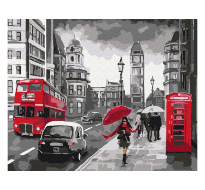 ZiBi Картина по номерам ZiBi Дощовий Лондон 40*50 (ZB.64013)