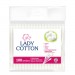 Lady Cotton Ватні палички Lady Cotton в поліетиленовому пакеті 100 шт. (4820048487351)