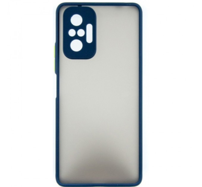 Чохол до мобільного телефона Dengos Matte Xiaomi Redmi Note 10 Pro (blue) (DG-TPU-MATT-78)