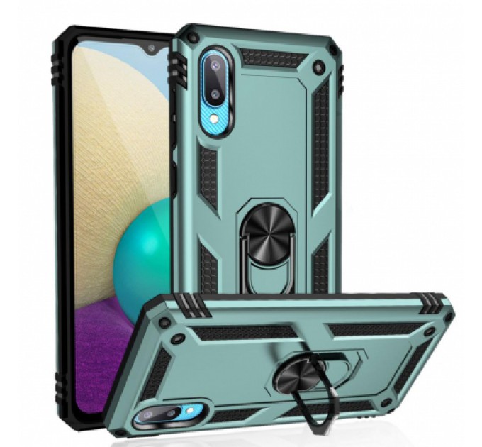 BeCover Чохол до мобільного телефона BeCover Military Samsung Galaxy A02 SM-A022 / M02 SM-M022 Dark Green (706641)