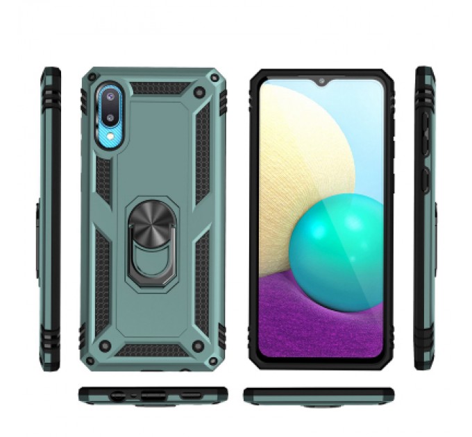 BeCover Чохол до мобільного телефона BeCover Military Samsung Galaxy A02 SM-A022 / M02 SM-M022 Dark Green (706641)