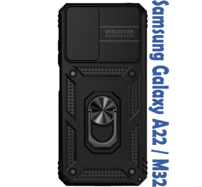 BeCover Чохол до мобільного телефона BeCover Military Samsung Galaxy A22 SM-A225 / M32 SM-M325 Black (706636)