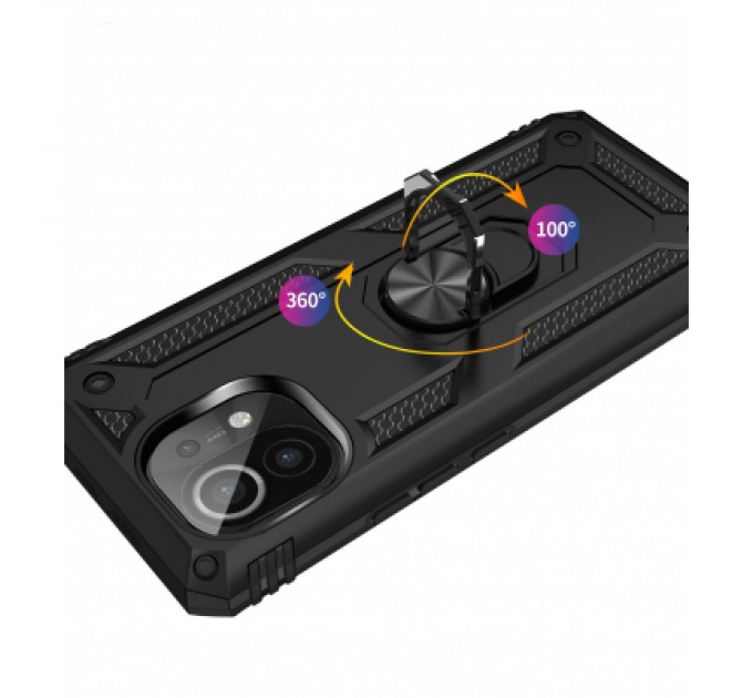 BeCover Чохол до мобільного телефона BeCover Military Xiaomi Mi 11 Lite / Mi 11 Lite 5G Black (706642)