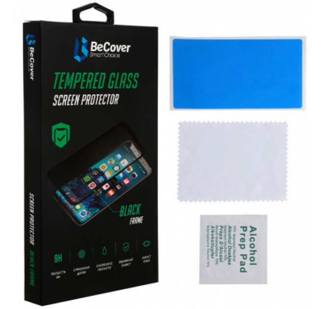 BeCover Скло захисне BeCover Realme 8 Black (706657)