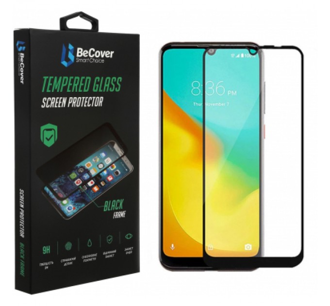 BeCover Скло захисне BeCover ZTE Blade A51 / A71 Black (706670)
