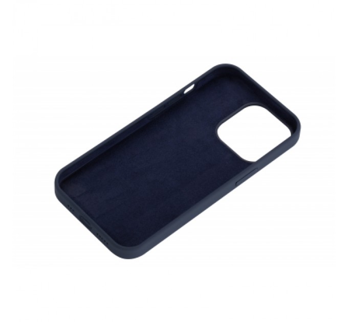 Чохол до мобільного телефона 2E Basic Apple iPhone 13 Pro, Liquid Silicone, Midnight Blue (2E-IPH-13PR-OCLS-MB)