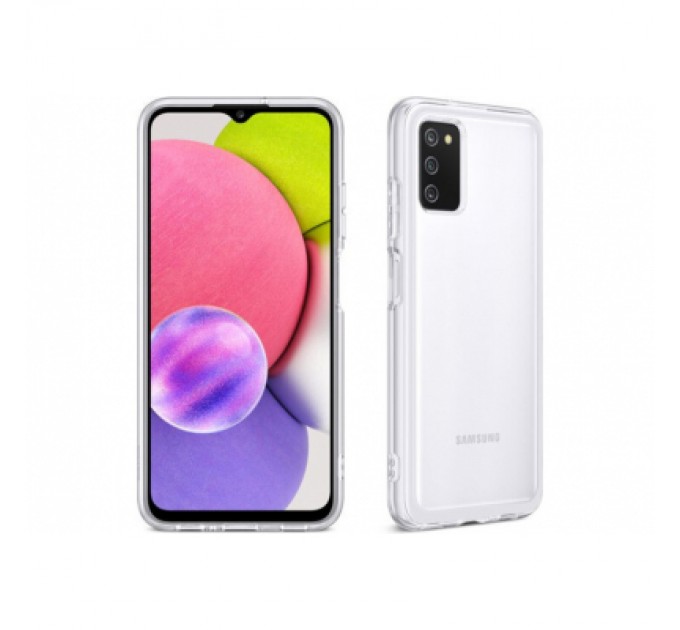 Samsung Чохол до мобільного телефона Samsung Soft Clear Cover Galaxy A03s (A037) Transparent (EF-QA037TTEGRU)