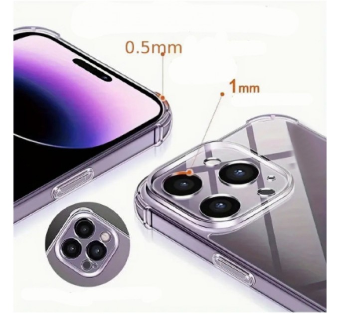 BeCover Чохол до мобільного телефона BeCover Anti-Shock Apple iPhone 13 Pro Clear (706981)