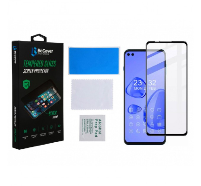 BeCover Скло захисне BeCover Motorola Moto G100 Black (706895)