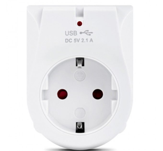 Зарядний пристрій REAL-EL 2*USB 10W (CS-25)