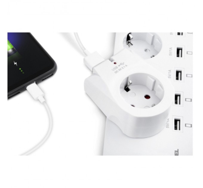 Зарядний пристрій REAL-EL 2*USB 10W (CS-25)