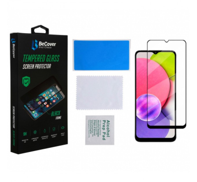 BeCover Скло захисне BeCover Samsung Galaxy A03 Core SM-A032/ A03 SM-A035 Black (707102)