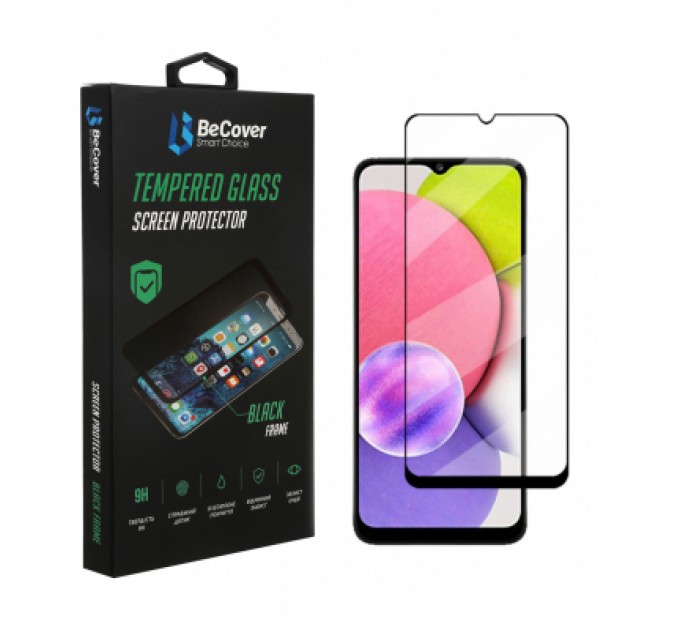 BeCover Скло захисне BeCover Samsung Galaxy A03 Core SM-A032/ A03 SM-A035 Black (707102)