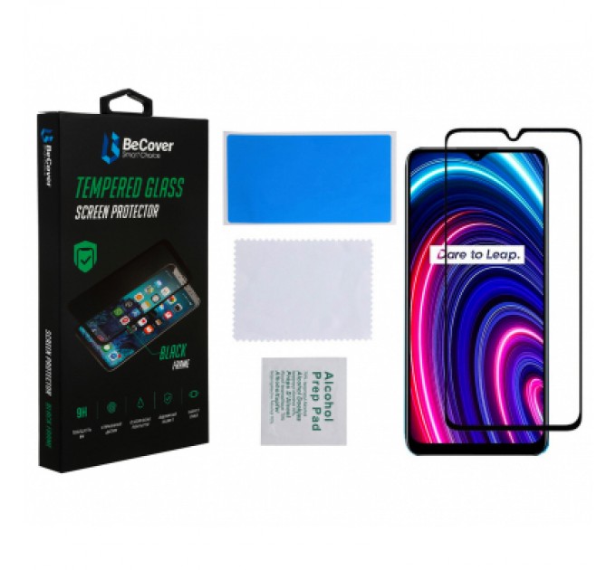 BeCover Скло захисне BeCover Realme C25Y Black (707139)