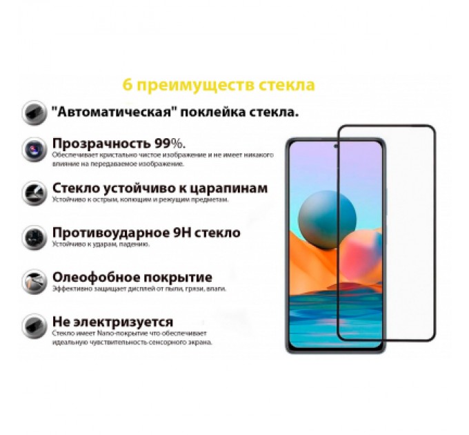 BeCover Скло захисне BeCover Xiaomi Poco M4 Pro 5G Black (707041)