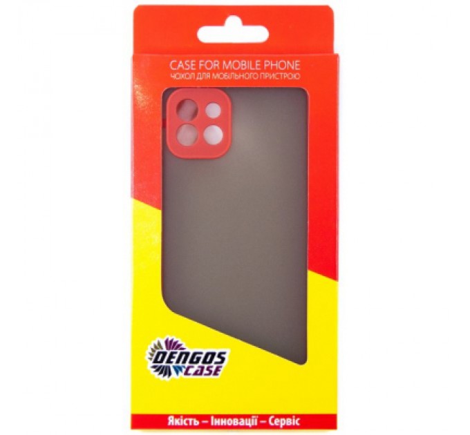 Dengos Чохол до мобільного телефона Dengos Matte Samsung Galaxy A03 (red) (DG-TPU-MATT-95)