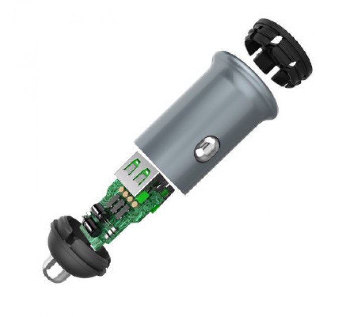 ColorWay Зарядний пристрій ColorWay 2USB Quick Charge 3.0 (36W) Gray (CW-CHA036Q-GR)