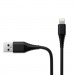 ColorWay Зарядний пристрій ColorWay 1USB AUTO ID 2A (10W) black + cable Lightning (CW-CHS012CL-BK)