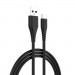 ColorWay Зарядний пристрій ColorWay 1USB Quick Charge 3.0 (18W) black + cable Type C (CW-CHS013QCC-BK)