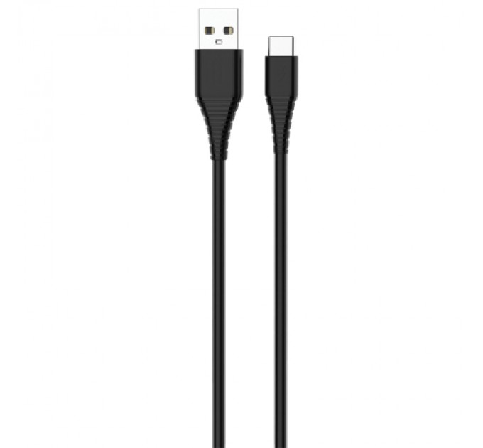 ColorWay Зарядний пристрій ColorWay 1USB Quick Charge 3.0 (18W) black + cable Type C (CW-CHS013QCC-BK)