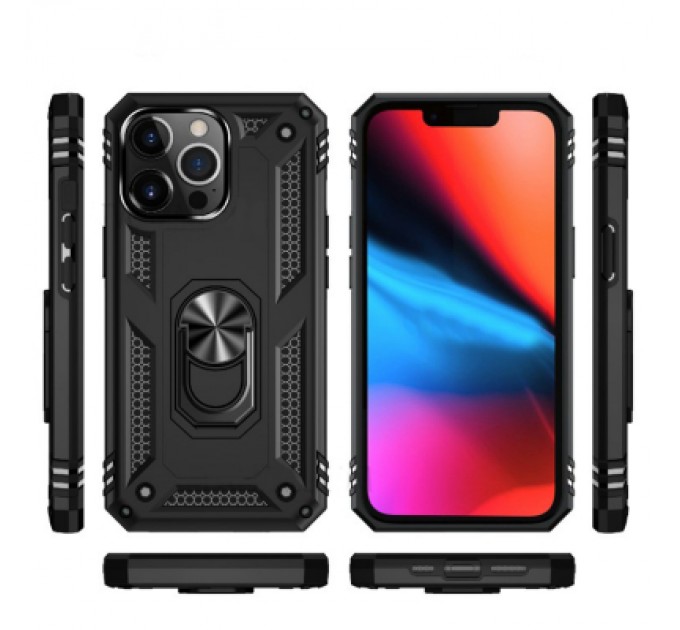 BeCover Чохол до мобільного телефона BeCover Military Apple iPhone 13 Pro Black (707104)