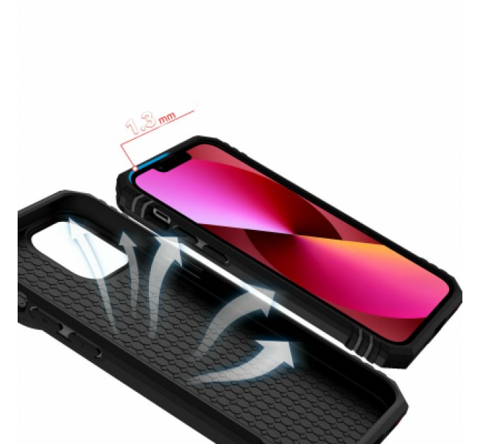 BeCover Чохол до мобільного телефона BeCover Military Apple iPhone 13 Pro Max Black (707105)