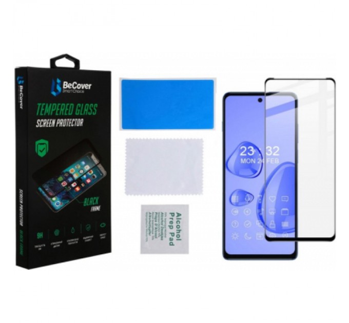 BeCover Скло захисне BeCover Motorola Moto G200 Black (707242)