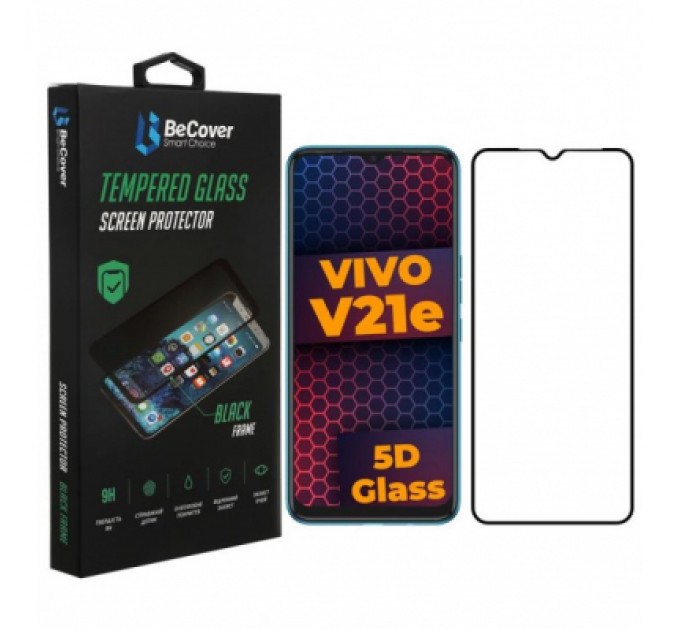 BeCover Скло захисне BeCover Samsung Galaxy S21 FE SM-G990 Black (707244)