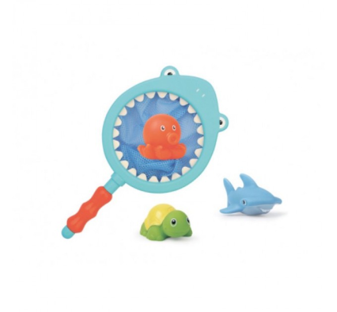 Baby Team Іграшка для ванної Baby Team сачок з іграшками (9027)