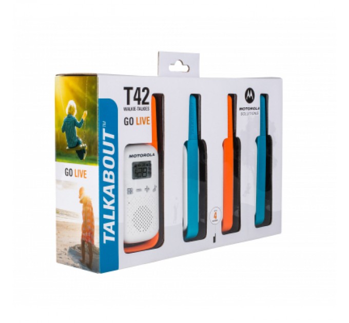Motorola Портативна рація Motorola TALKABOUT T42 Quad Pack (B4P00811MDKMAQ)