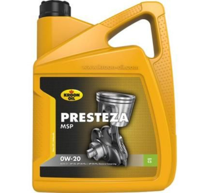 Kroon-Oil Моторна олива Kroon-Oil Presteza MSP 0W-20 5л (KL 36497)
