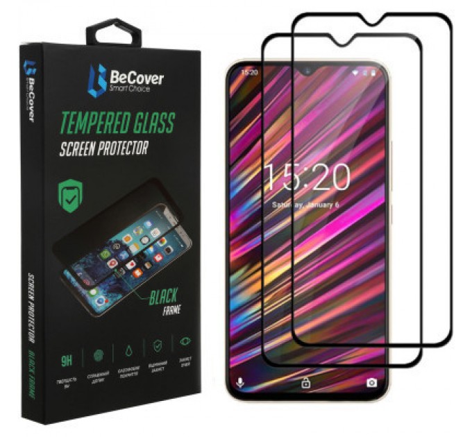 BeCover Скло захисне BeCover Doogee X95 Black (707358)