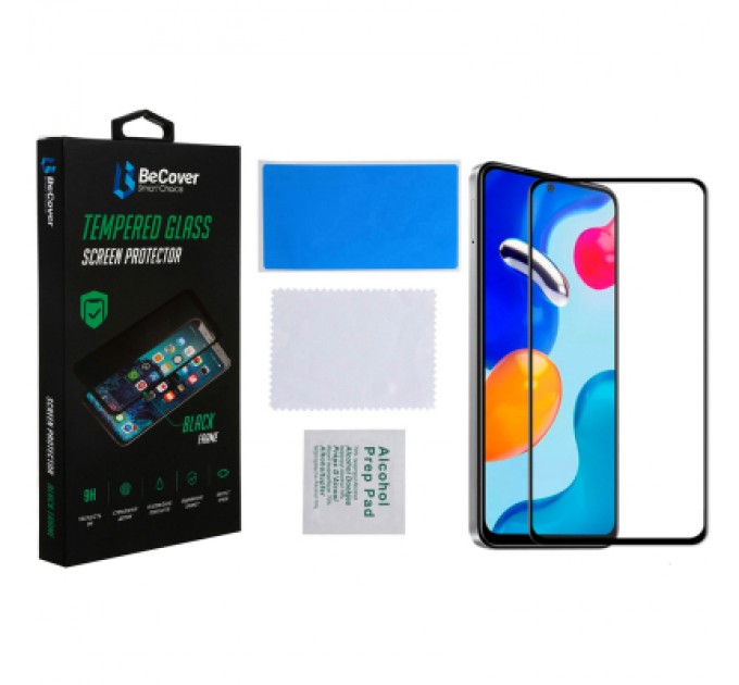 BeCover Скло захисне BeCover Xiaomi Redmi Note 11S 5G / Redmi Note 11T 5G Black (707500)