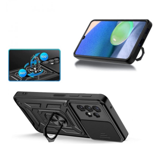 BeCover Чохол до мобільного телефона BeCover Military Samsung Galaxy A23 SM-A235 Black (707373)