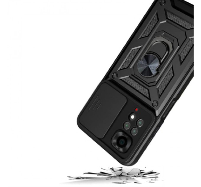 BeCover Чохол до мобільного телефона BeCover Military Xiaomi Redmi Note 11 / Note 11S Black (707413)