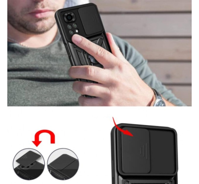 BeCover Чохол до мобільного телефона BeCover Military Xiaomi Redmi Note 11 / Note 11S Black (707413)