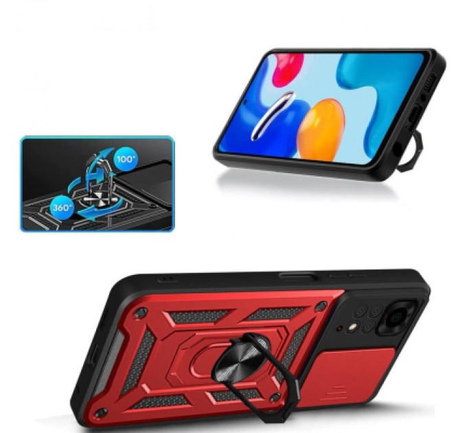 BeCover Чохол до мобільного телефона BeCover Military Xiaomi Redmi Note 11 / Note 11S Red (707415)