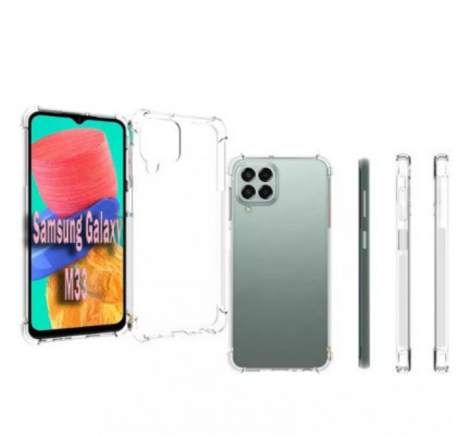 BeCover Чохол до мобільного телефона BeCover Anti-Shock Samsung Galaxy M33 SM-M336 Clear (707567)
