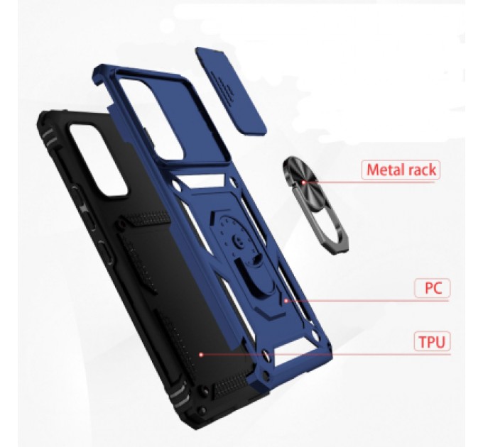 BeCover Чохол до мобільного телефона BeCover Military Samsung Galaxy A03 SM-A035 Blue (707368)